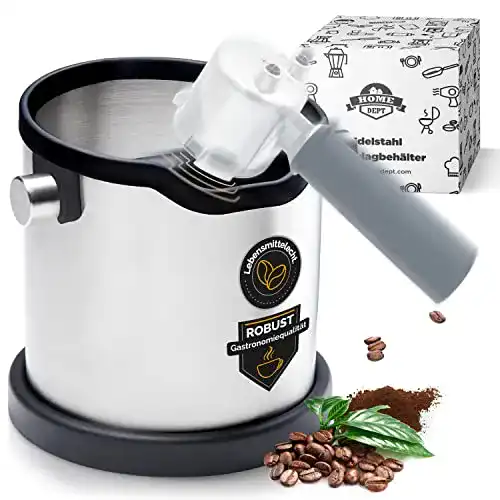 Abklopfbehälter für Siebträger von HOME DEPT für Espresso