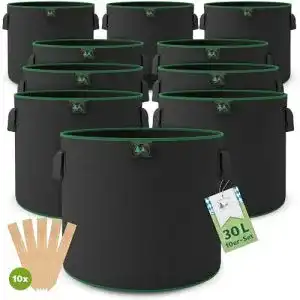 Pflanzsack TTL Garden 30L Vliesstoff im 10er Set