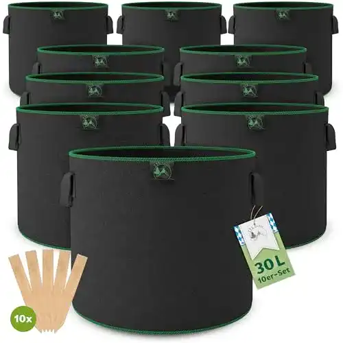 Pflanzsack TTL Garden 30L Vliesstoff im 10er Set