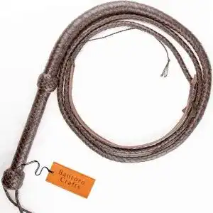 Bullwhip Bantoro Crafts Indiana Jones Echtleder-Peitsche 2,4 m