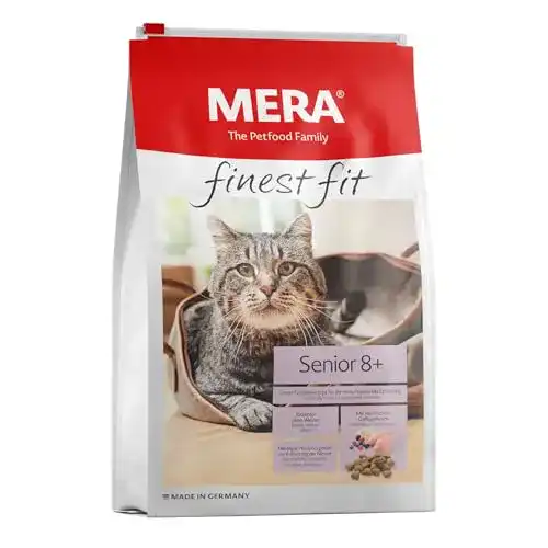 Mera Trockenfutter für Katzen ab 8 Jahren, finest fit Senior 8+, 4 kg