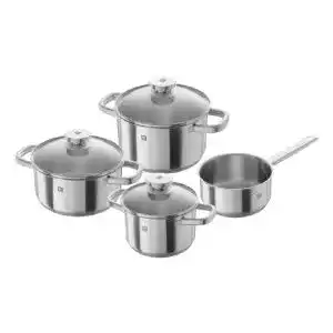 Zwilling Joy Kochtopfset 4-teilig mit 3 Deckeln