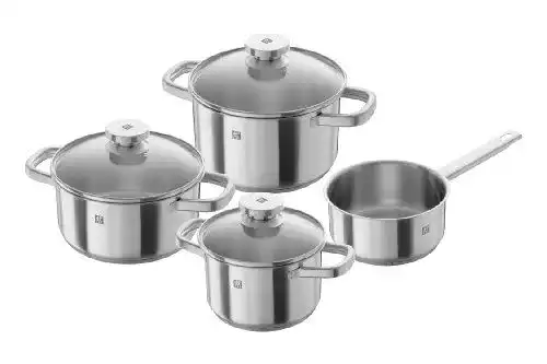 Zwilling Joy Kochtopfset 4-teilig mit 3 Deckeln