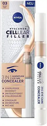 Nivea Hyaluron Cellular Filler 3in1 Augenpflege Concealer Dunkel