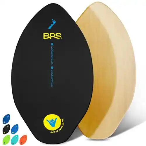 Skimboard BPS Shaka 88,9 cm aus Epoxidholz für Anfänger und Fortgeschrittene