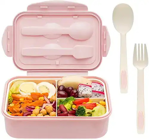 Bento-Box TTBAODAN Lunchbox mit Fächern und 1400ml Volumen