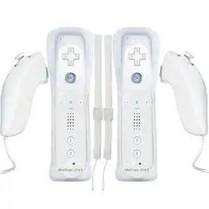 Bonacell Wii-Controller 2er Set Kabelloses Gaming für Wii