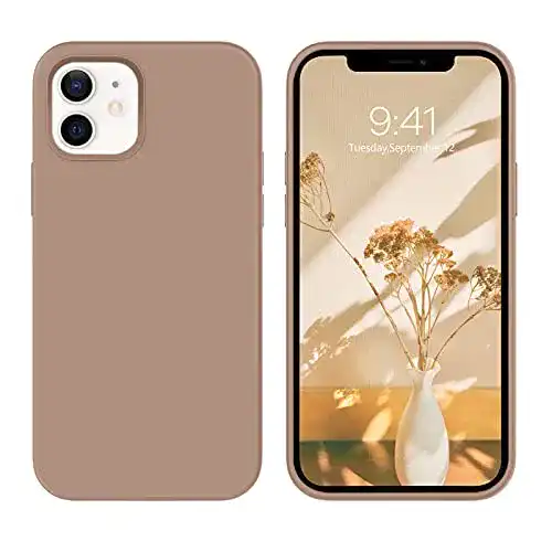Bentoben iPhone 12 und 12 Pro Hülle in Braun Khaki