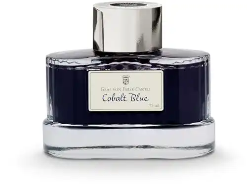 Tintenfass von Faber-Castell 141001 in kobalt blau, 75ml