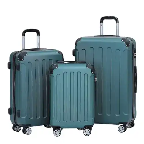 Kofferset Beibye Hartschalenkoffer Trolley Reisekoffer im Vergleich