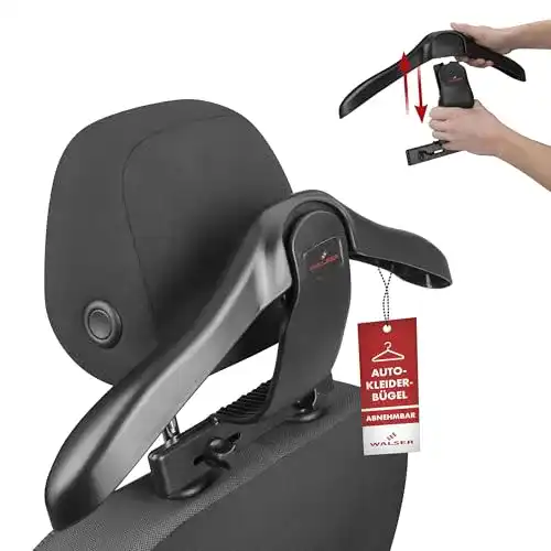 Auto Kleiderbügel Walser für PKW, praktischer Jackenhalter für Kopfstützen