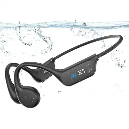 Wasserdichter MP3-Player mit Knochenschall-Kopfhörern für Sport und Schwimmen