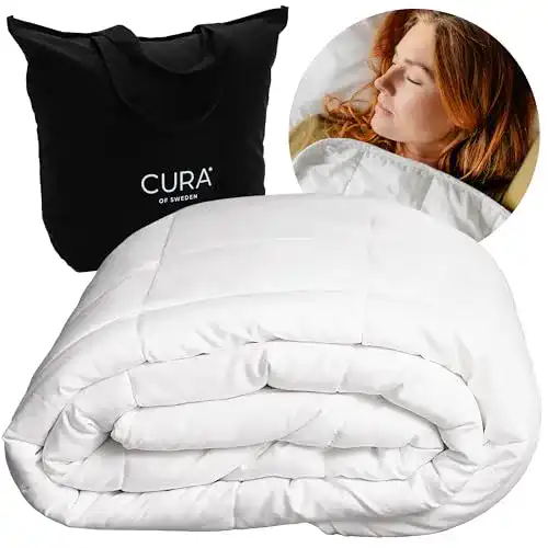 Cura Pearl Classic Gewichtsdecke 135×200 9kg für besseren Schlaf