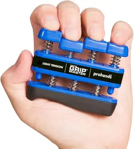 Fingertrainer Gripmaster Pro Hands Light, Blau, 230×140 mm