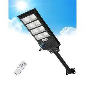 Sararoom 400W Solar Straßenlampe mit Fernbedienung für Außen