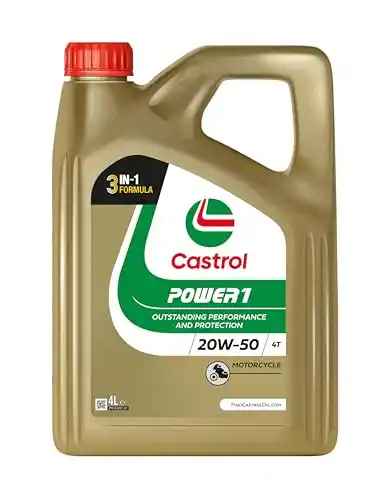 Motoröl 20W50 Castrol POWER1 4T, 4 Liter