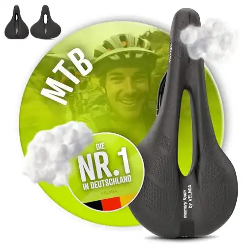 Velmia Fahrradsattel für Rennrad und Mountainbike