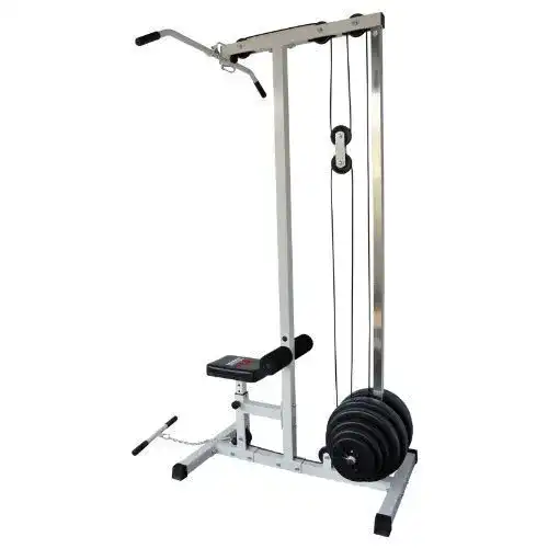 Kabelzugstation TrainHard Latmaschine mit verstellbarem Sitz