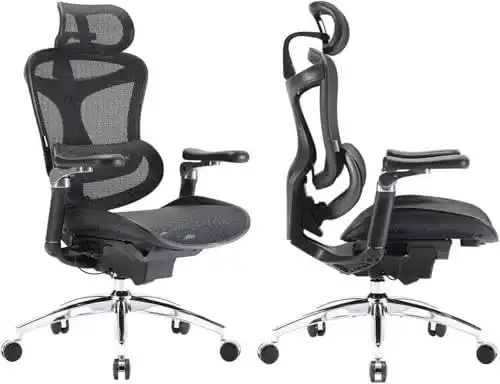 Sihoo Doro C300 Pro Ergonomischer Bürostuhl mit 6D-Armlehnen und Lordosenstütze