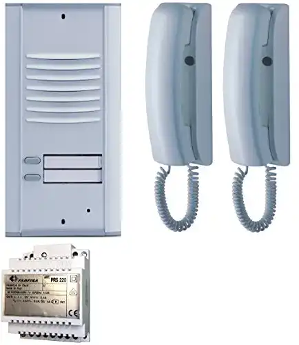 Farfisa Türsprechanlage für 2-Familienhäuser mit Unterputzinstallation