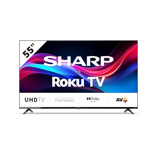 Sharp 55GJ4225E 55 Zoll 4K Ultra HD Fernseher mit Roku TV