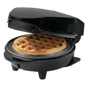 Bestron Mini-Waffeleisen für klassische Waffeln mit Antihaftbeschichtung