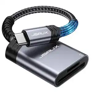 USB-C Kartenleser JSAUX 2-in-1 für SD und MicroSD