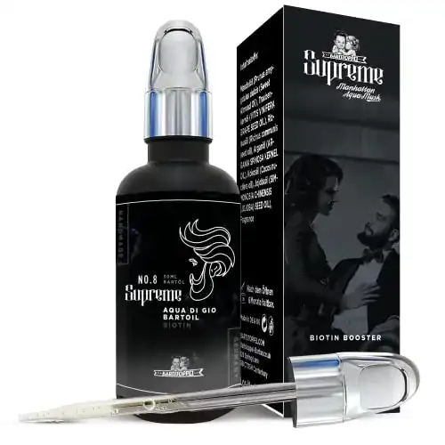 Bartöl für Herren mit Aqua Gio Moschus Duft – Bartpflege für Bartstoppeln