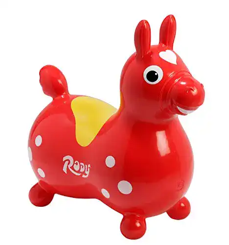 Hüpftier Ledraplastic 8002 Jakobs 4019960 Rody Hüpfpferd