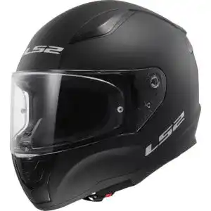 LS2 Motorradhelm Rapid Solid in Matt Schwarz, Größe XL