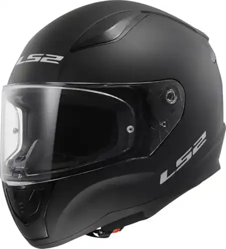 LS2 Motorradhelm Rapid Solid in Matt Schwarz, Größe XL