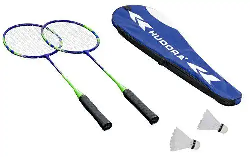 Hudora Kinder Badmintonset Winner HD-33 mit Tragetasche