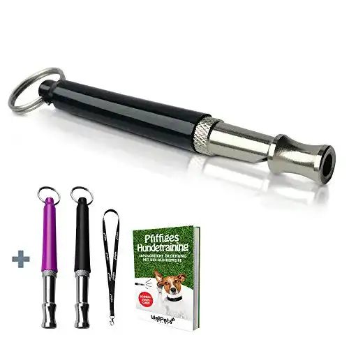 Hundepfeife WellPets Ultraschall mit einstellbarer Frequenz
