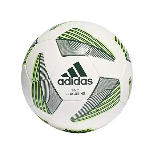 Adidas Tiro Match Trainingsball in Weiß/Dunkelgrün/Türkis Größe 5