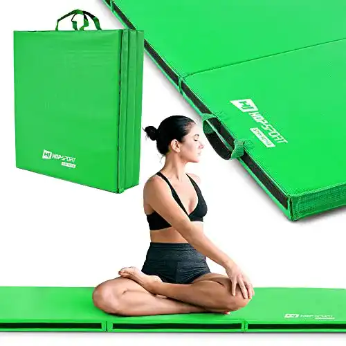 Faltbare Gymnastikmatte von HS Hop-Sport für Turnsport und Akrobatik