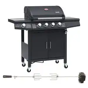 Taino Gasgrill RED 4+1 mit Drehspieß für BBQ und Grillen