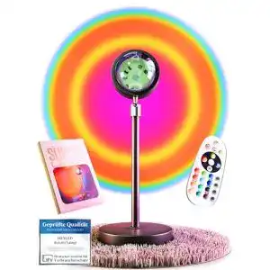 Sunset-Lampe Heyled Sunset Lamp mit 16 Farben und Fernbedienung