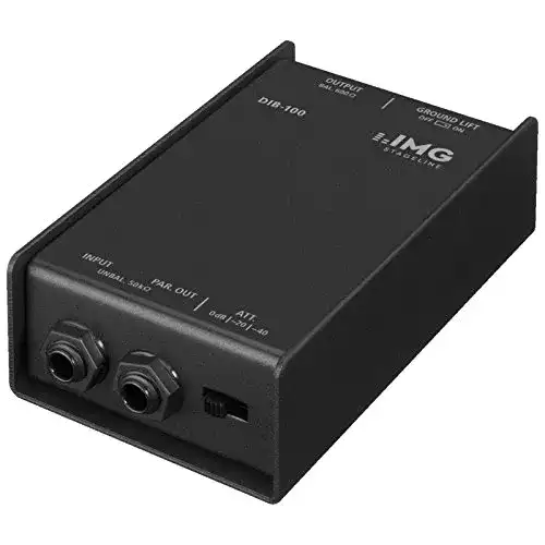 Di-Box IMG Stageline DIB-100 mit Ground-Liftschalter in Schwarz