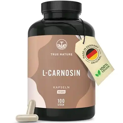 L-Carnosin Kapseln 1000 mg – 100 vegane Kapseln für 50 Tage