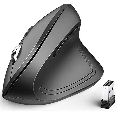 Ergonomische kabellose Maus iClever mit 2.4G Wireless und 6 Tasten