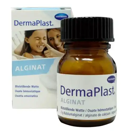 Blutstillende Watte von Roither Dermaplast – Alginat 2g