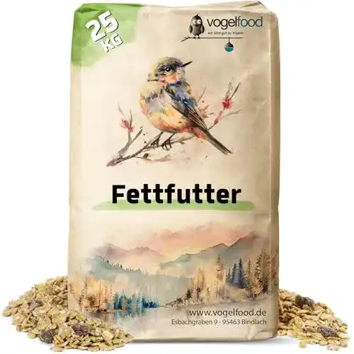 Vogelfutter 25 kg Fettfutter für Wildvögel
