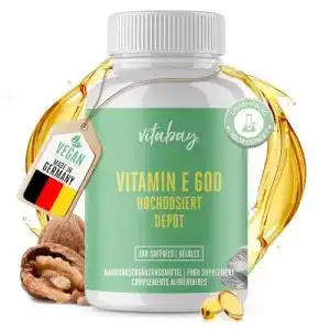 Vitamin E Vitabay hochdosiert 600 IE Depot, 100 Softgel