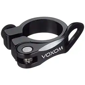 Voxom Sak2 Sattelklemme Schnellspanner für Fahrräder, Schwarz