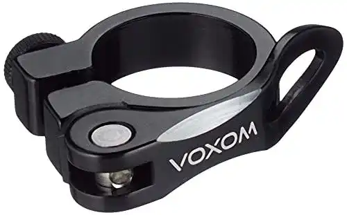 Voxom Sak2 Sattelklemme Schnellspanner für Fahrräder, Schwarz