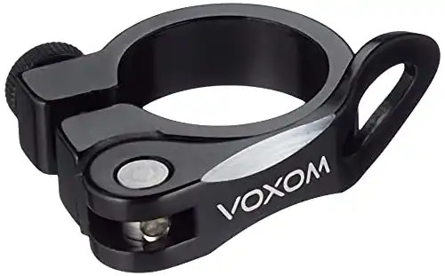 Voxom Sak2 Sattelklemme Schnellspanner für Fahrräder, Schwarz