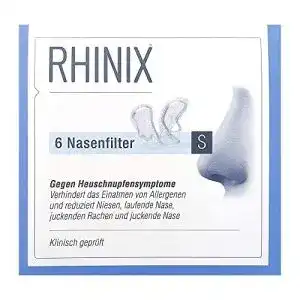 Nasenfilter Rhinix zur Linderung von Heuschnupfensymptomen, 6 Stück