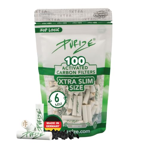 Aktivkohlefilter Purize Xtra Slim Größe 100er PE Beutel