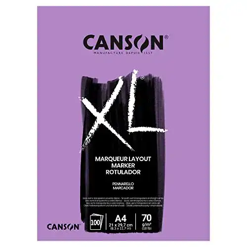 Markerpapier Canson 297236 XL für Marker im DIN A4 Format