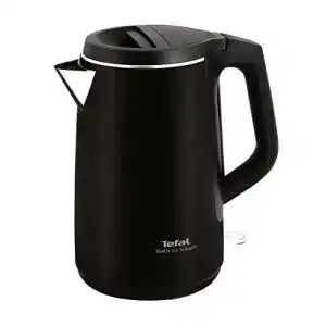 Tefal Wasserkocher Safe to Touch KO3718 doppelwandig 1,5 L schwarz
